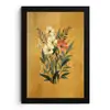 Bladeren - Boeket - Bloemen - Geel fotolijst zwart zonder passe partout klein -3d