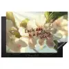 Bloesems - Zonlicht - Quote - Wit Inductie beschermer vinyl 3mm klein -3d
