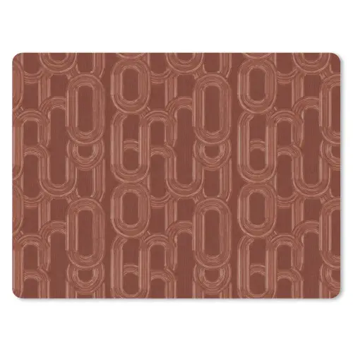 Abstract - Textuur - Bruin muismat rubber klein 262 -3d