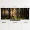 Bos - Gras - Zonlicht keuken achterwand 2 middel -3d