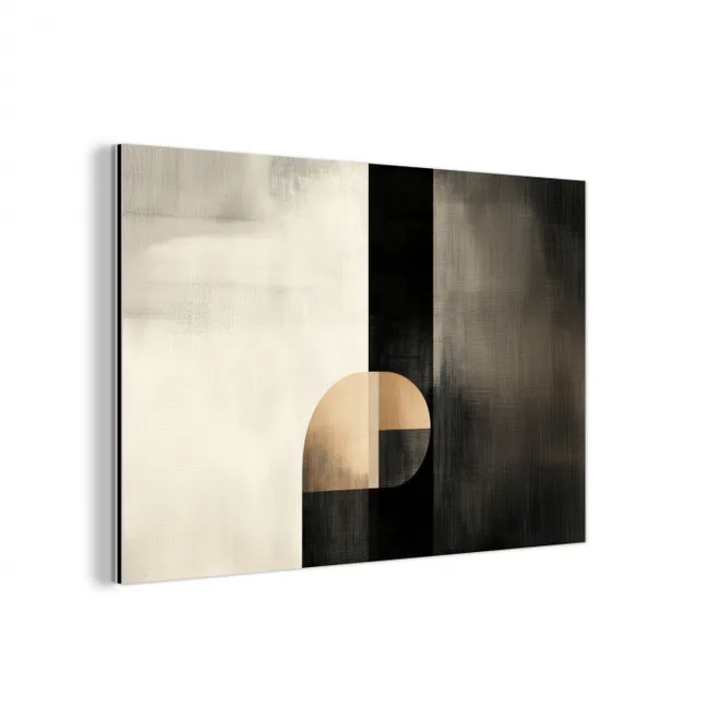 Vormen - Modern - Zwart aluminium wit klein -3d