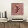 Illustratie - Vogels - Abstract - Roze plexiglas 5mm klein -sfeer1