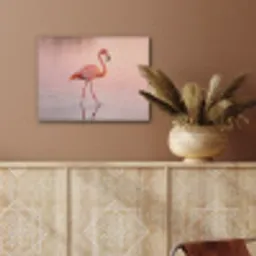Flamingo - Water - Roze PET vilt klein -sfeer4