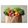 Papieren - Boodschappen - Groente - Kleurrijk Placemat vinyl groot -zzsfeer1_Kitchenyeah-website