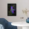 Felgekleurd - Papegaai - Bos - Vleugels fotolijst zwart zonder passe partout klein -sfeer4