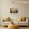 Bloem - Goud - Abstract - Verf Canvas - Meerluiken 3 luik klein -sfeer6-formaat