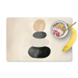 Japandi - Wabi sabi - Beige Placemat vinyl groot -zzzproduct_Kitchenyeah-website