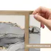 Marmer - Goud - Grijs Light Box met batterij (Wandlamp) middel -USP_websiteprintNL