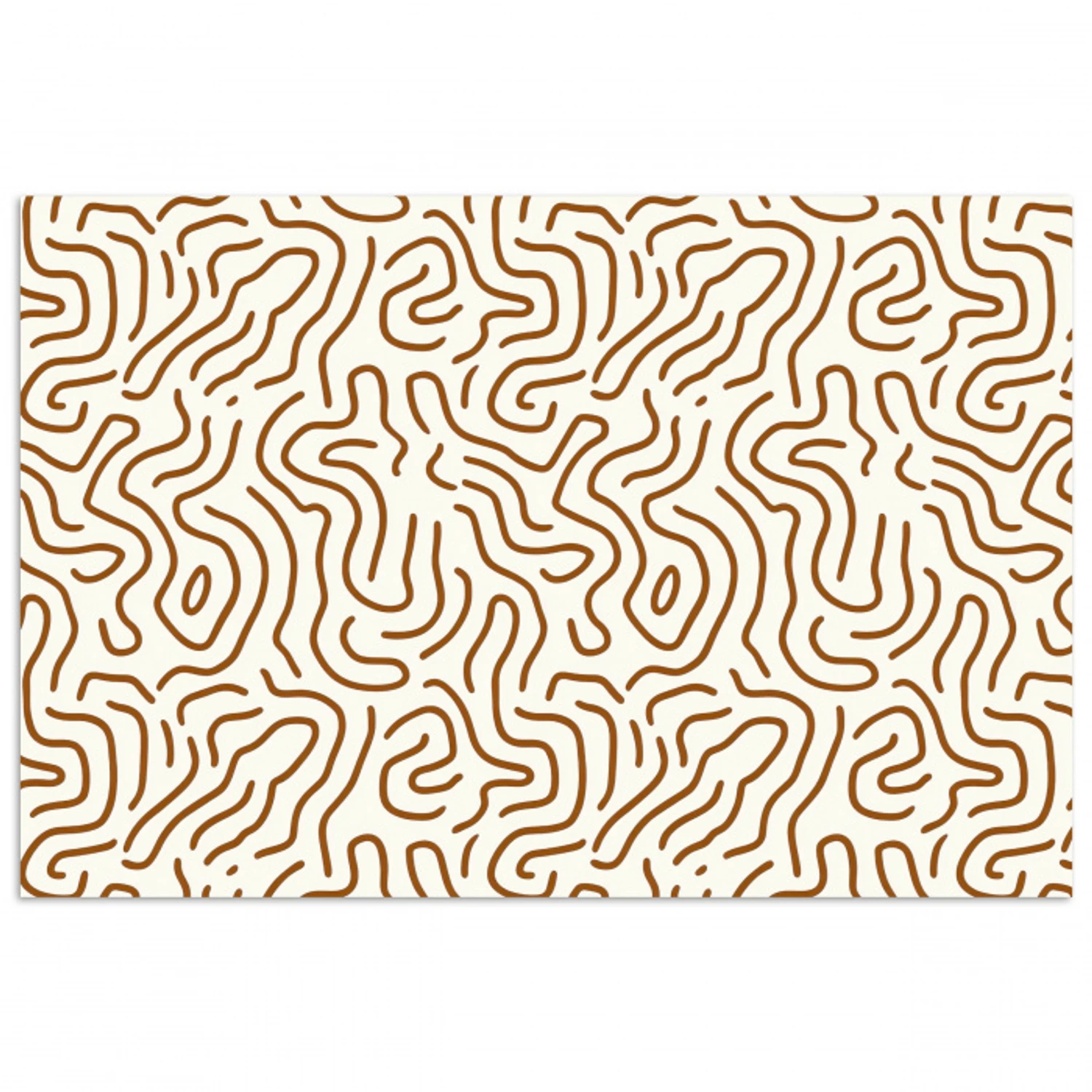 Minimalistisch - Patroon - Terracotta poster papier klein 62 -3d