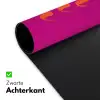 Oh la la - Roze - Oranje - Minimalistisch Muismat XXL klein -sfeer2
