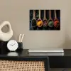 Houten - Lepels - Specerijen - Kruiden poster papier klein -sfeer1