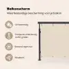 Beige - Effen kleur Balkonbeschermer Duitsland klein 596 -specs_NL