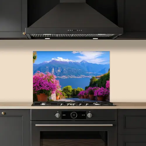 Lake Como - Italië - Landschap keuken achterwand spatscherm klein -sfeer1