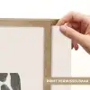 Koe - Boerderij dier - Dieren - Pastel kleuren Light Box met batterij (Wandlamp kind) middel -USP_websiteprintNL