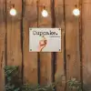 Cupcake - Zoet - Kers tuinposter los doek klein -sfeer1