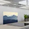 Landschap - Bergen - Groen - Natuur keuken achterwand spatscherm klein -3d_schuin