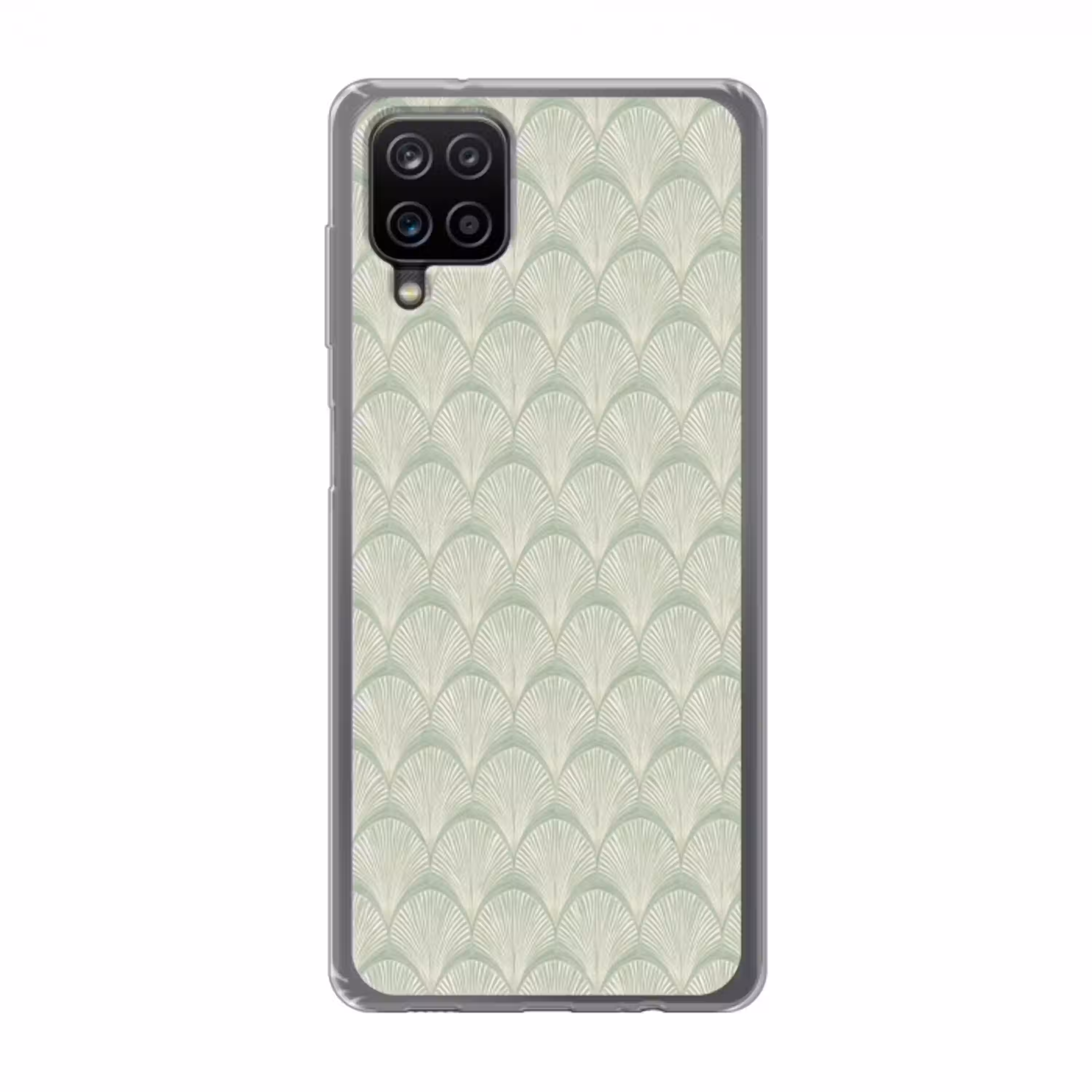 Waaiers - Patroon - Groen Telefoonhoesje Samsung Galaxy A12 klein 372 -3d
