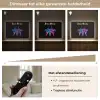 Straaljager - Blauw - Kleuren - Jongens - Zwart Light Box met batterij (Wandlamp kind) middel -USP_dimbaarNL