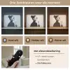 Vrouw - Champagne - Modern Light Box met batterij (Wandlamp) middel -USP_lichtkleurNL