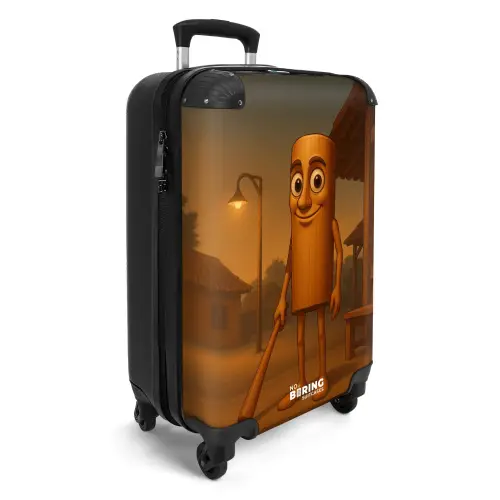 Tung Tung Tung Sahur NBS - Handbagage koffer - Kinderen Unisex middel -productfoto_3d
