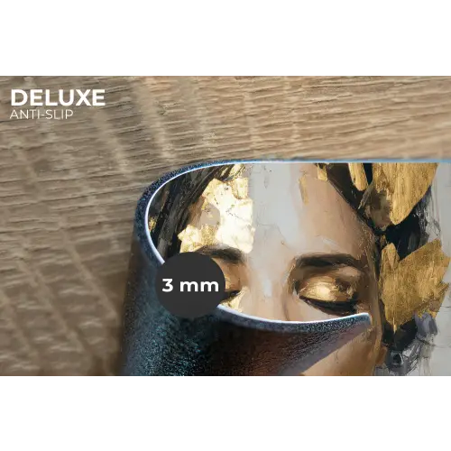 Sierlijk - Vrouw - Goud - Ogen Placemat vinyl groot -closeup