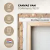 Terrazzo - Patroon - Kleurrijk - Oranje canvas 2cm xxl 828 -sfeer2
