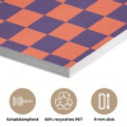 Patroon - Klassiek - Paars PET vilt klein 837 -closeup_DE