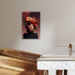 Vrouw - Donuts - Kleurrijk KitchenYeah - Keuken - Canvas klein -sfeer3