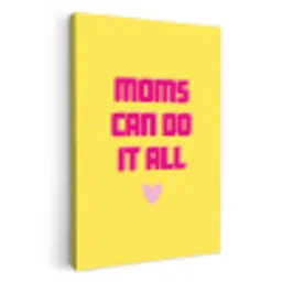 Quote - Moeder - Hartje - Roze KitchenYeah - Keuken - Canvas klein -3d