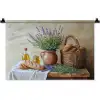 Lavendel - Brood - Stilleven Wandkleed katoen klein -zz3d