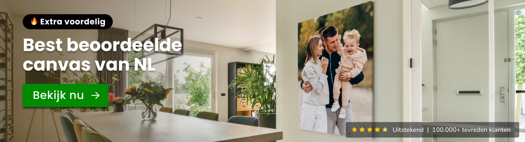 Foto op canvas home banner FotoOpCanvas.nl