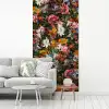 Bloemen - Vlinder - Design - Kunst - Abstract - Schilderij - Oude meesters fotobehang vinyl groot -woonkamer