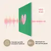 Groen - Hart - Minimalistisch - Valentijn PET vilt klein -USP_NL