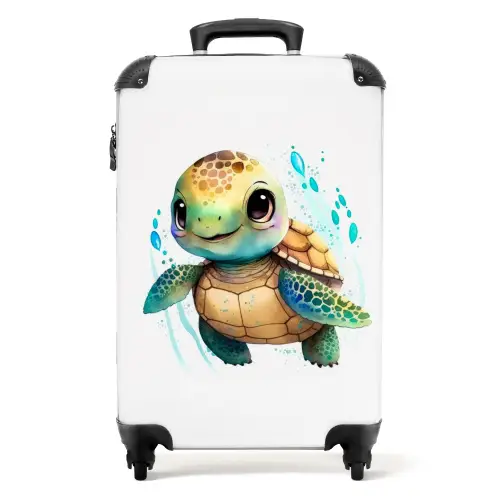 Ziggy Zeeschildpad Koffer - NBS - Handbagage middel -productfoto_recht