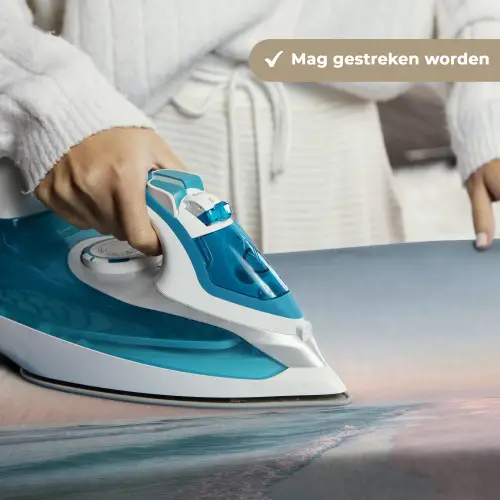 Kustlijn - Pastel - water Wandkleed katoen klein -sfeer9