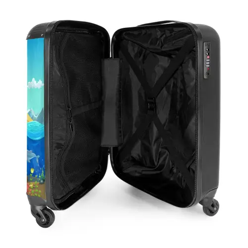 Koraalkaper NBS - Handbagage koffer - Kinderen Unisex middel -binnenkant