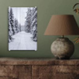 Bos - Winter - Sneeuw - Pad - Natuur plexiglas 5mm klein -sfeer3