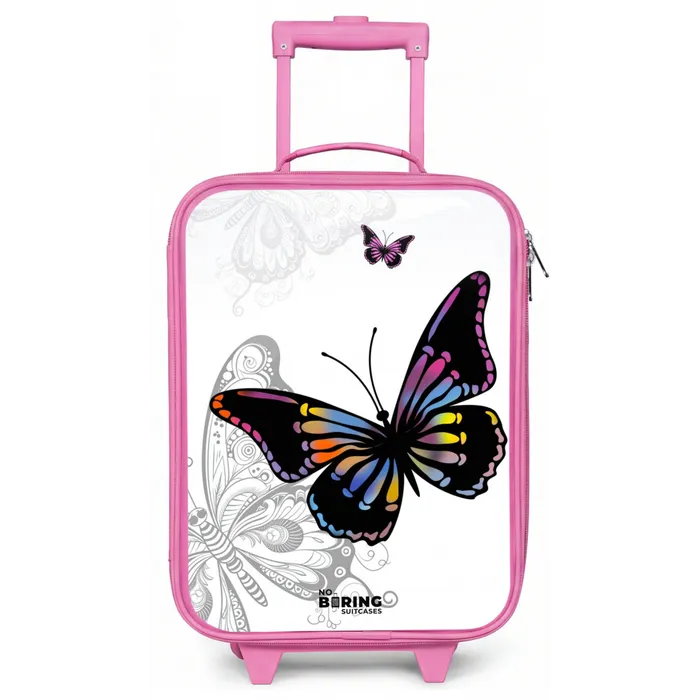 Petal papillon Kinderkoffer - Roze klein -zz3dotto