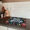 Feestelijk - Kerstgroet - Kleurrijk Inductie beschermer vinyl 3mm middel -sfeer3