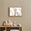 Giraffe - Bladeren - Kinderen - Dieren - Jungle Light Box met batterij (Wandlamp kind) middel -sfeer2_kind