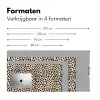 Stippen - Patroon - Zwart Muismat XXL klein 681 -sfeer5
