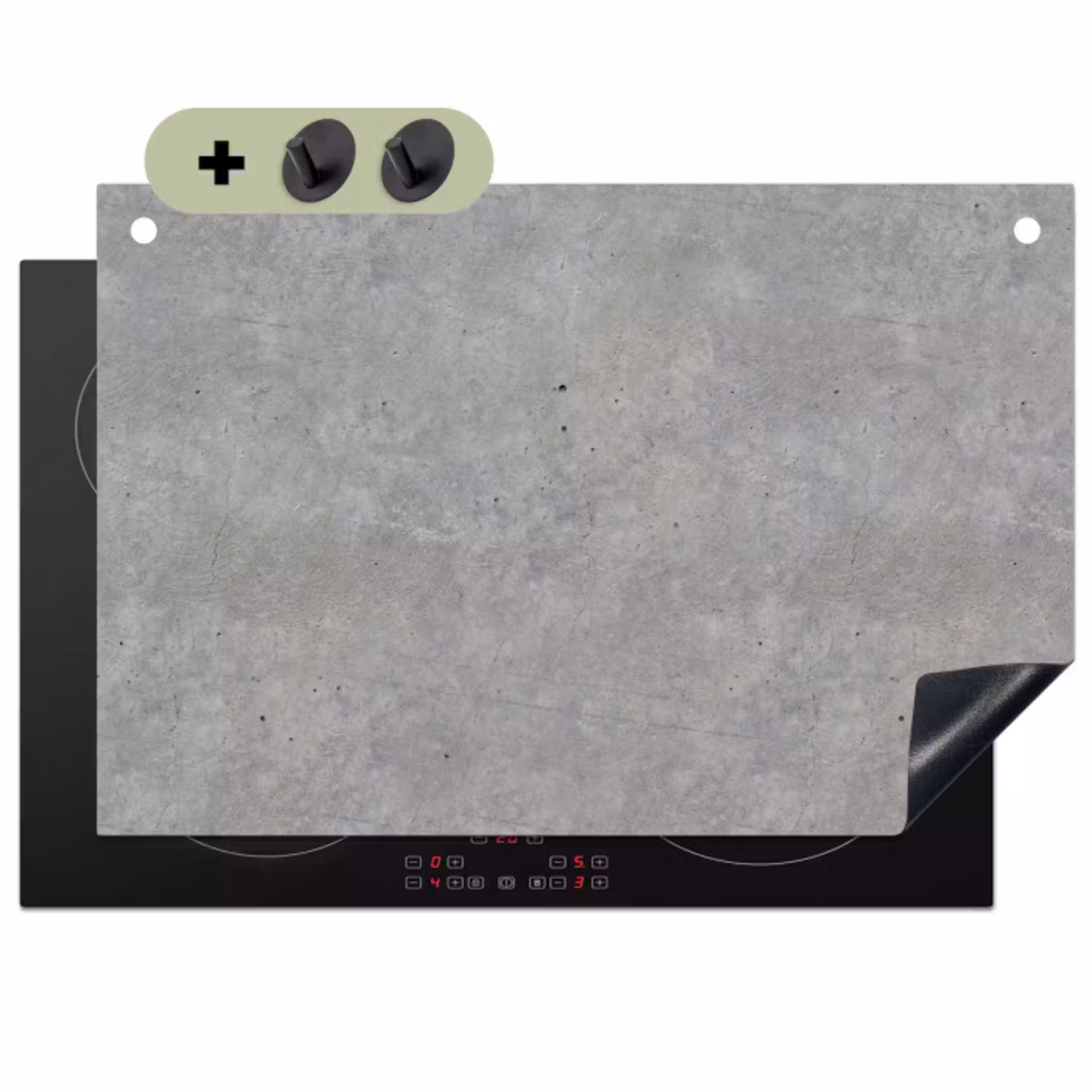 Beton - Patronen - Industrieel Inductie beschemer met haakjes klein 777 -3d