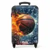 Bruisende basketbal NBS - Handbagage koffer - Unisex middel -productfoto_recht
