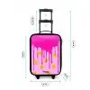 Verf - Smiley - Roze Kinderkoffer - Zwart klein -productfoto_formaten