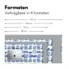 Huizen - Schepen - Blauw Muismat XXL klein 681 -sfeer5