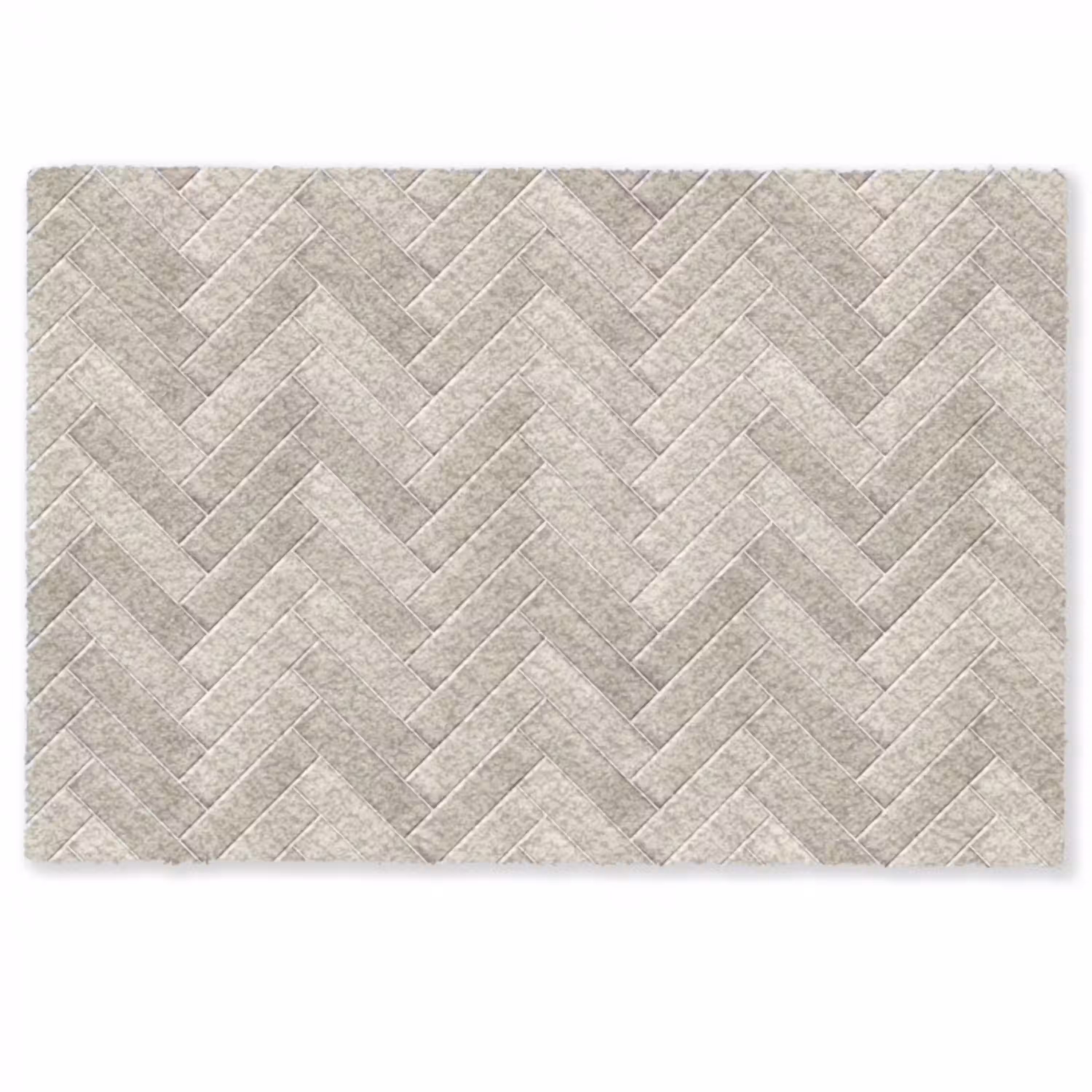 Visgraat - Wandtegel - Beige Deurmat klein 898 -zkaufland3d