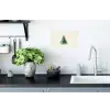 Kerstboom - Illustratie - Ster - Sneeuw Muursticker klein -keuken