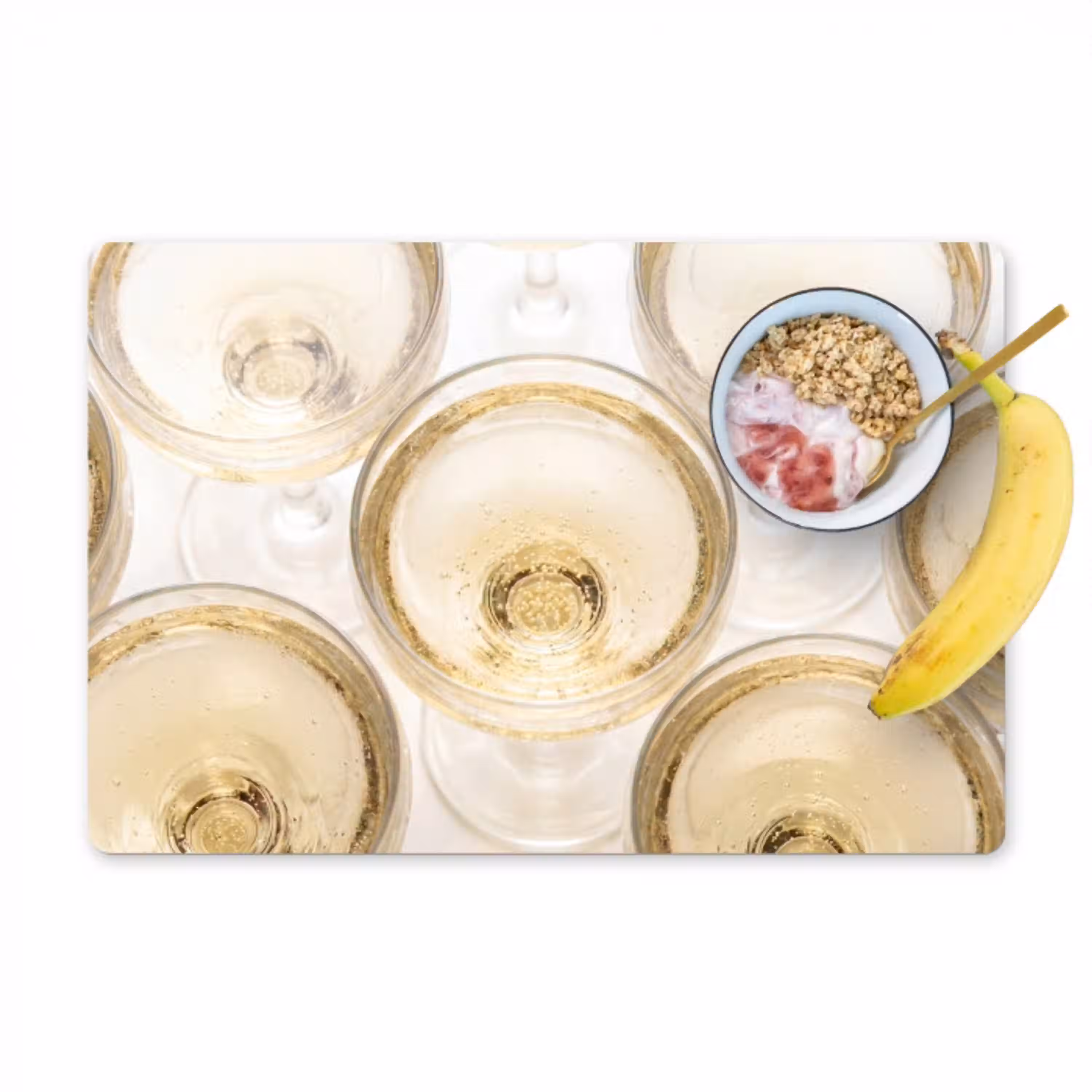Drank - Glazen - Feest - Goud Placemat vinyl groot -zzzproduct_Kitchenyeah-website