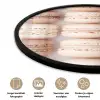 Macarons - Beige - Bruin Fotolijst rond zonder passe partout klein -closeup_NL