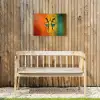Dansen - Vrouwen - Verfstructuur Tuinposter op houten frame 2 cm dik klein -sfeer4